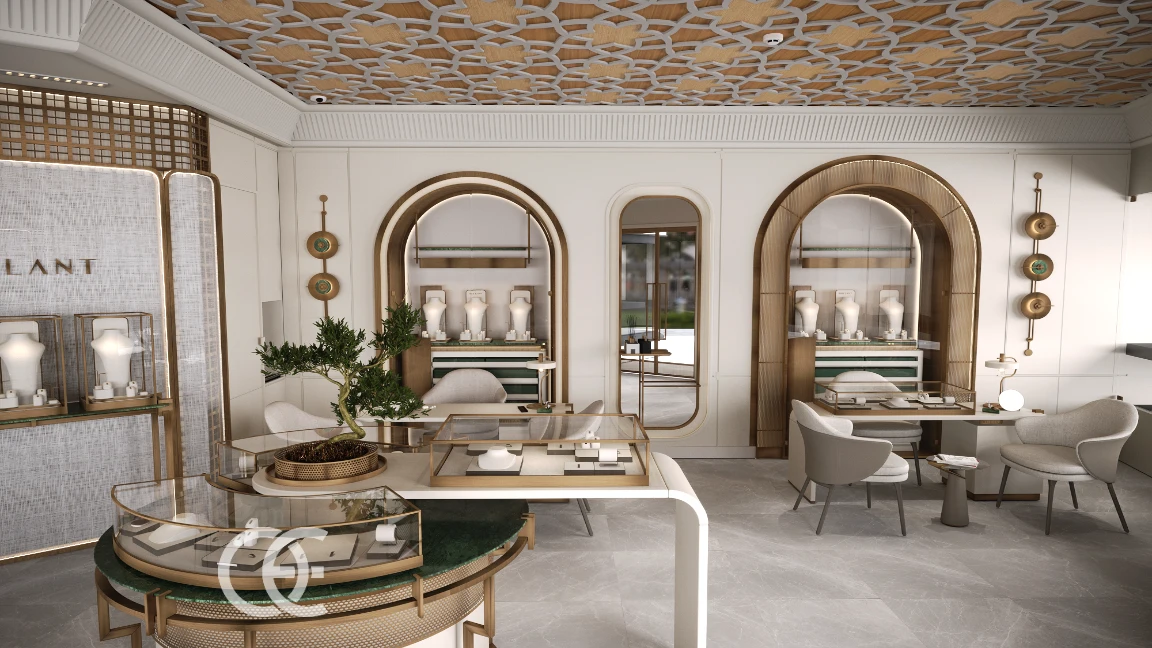 Diamantenladen Minimalistische Empfangsideen 10