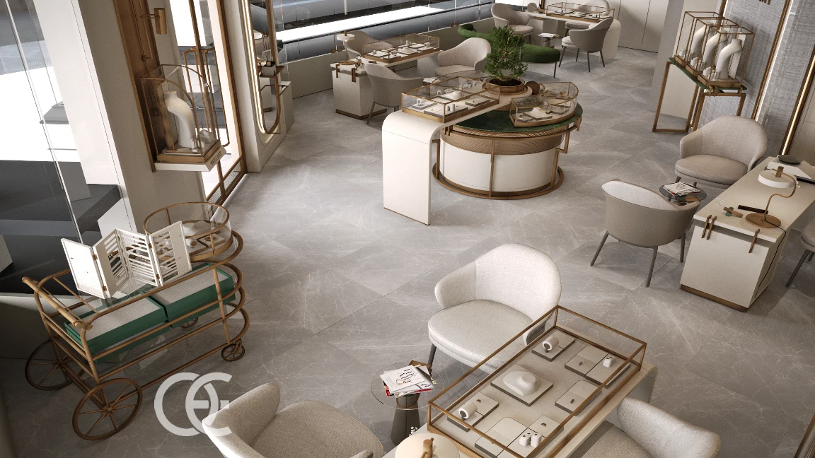 Diamantenladen Minimalistische Empfangsideen 2