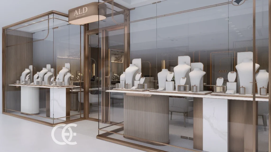 Takı Mağazası Modern Arka Plan Düzeni 3