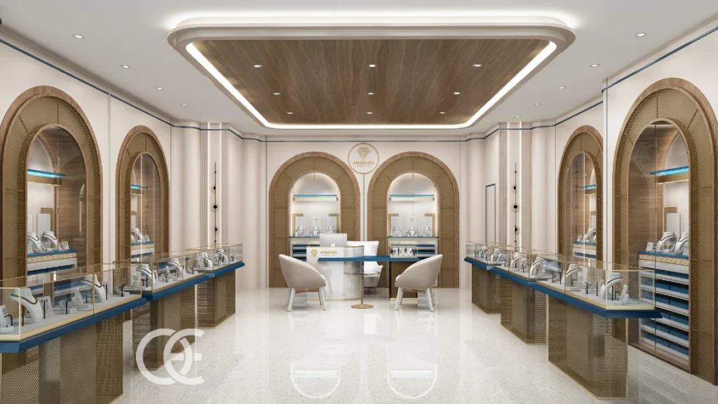 Takı Mağazası Zarif Kolye Tasarımı 1