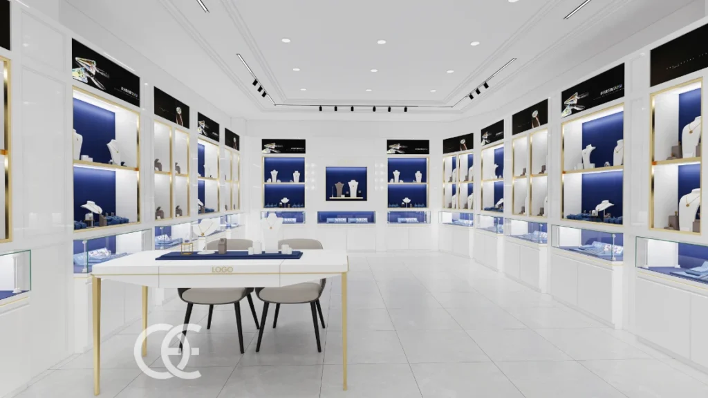 Takı Mağazası Minimalist İç Tasarım