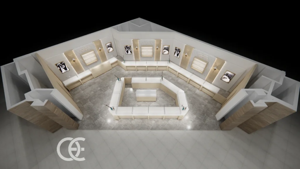 Takı Butiği Klasik Vitrin Fikirleri 3