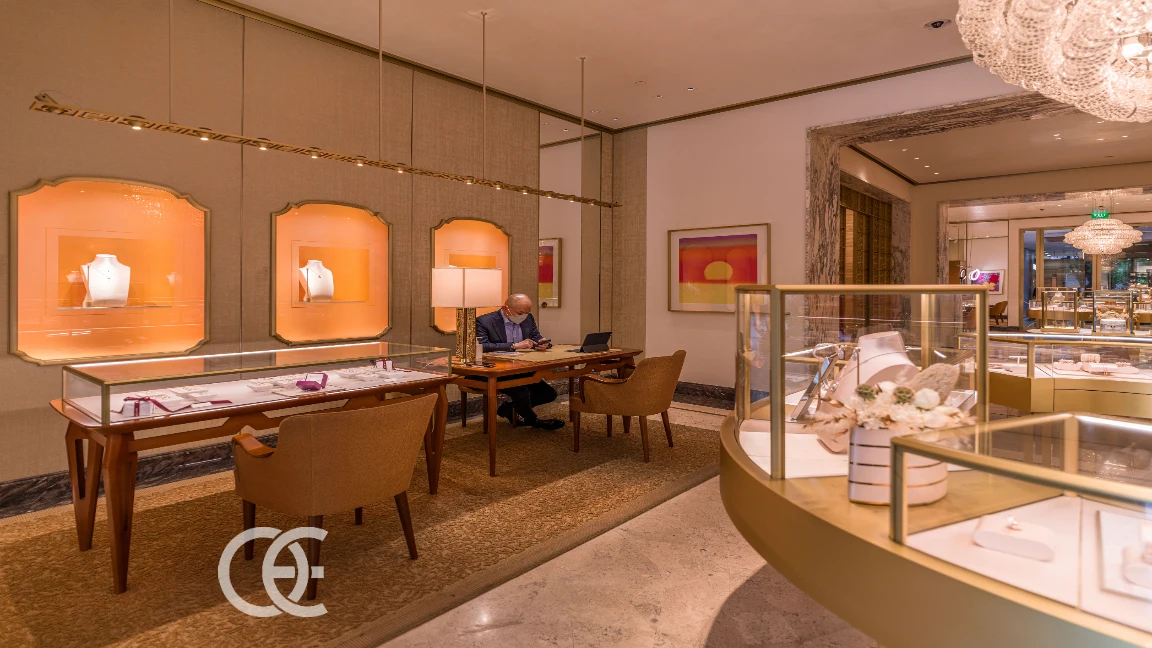 ジュエリー ブティック 照明 コンパクトデザイン 13