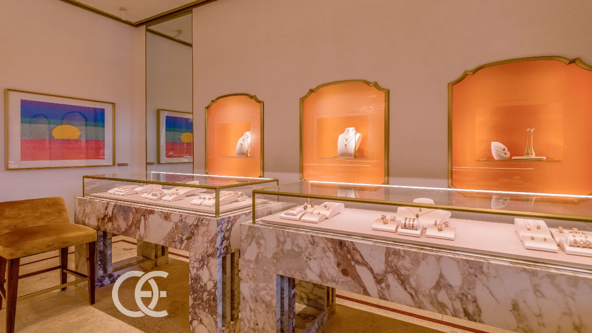 ジュエリー ブティック 照明 コンパクトデザイン 14