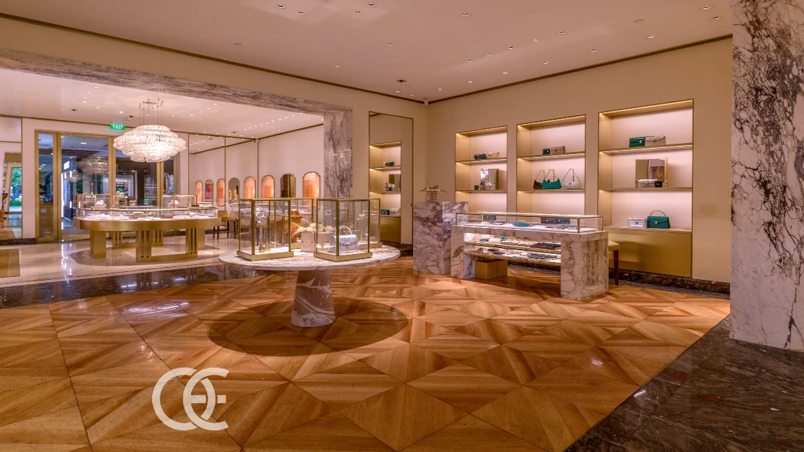 ジュエリー ブティック 照明 コンパクトデザイン 5