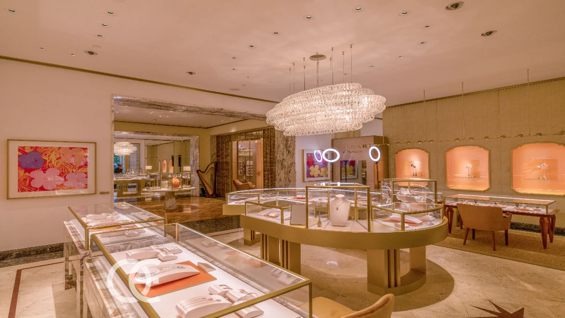 ジュエリー ブティック 照明 コンパクトデザイン 6