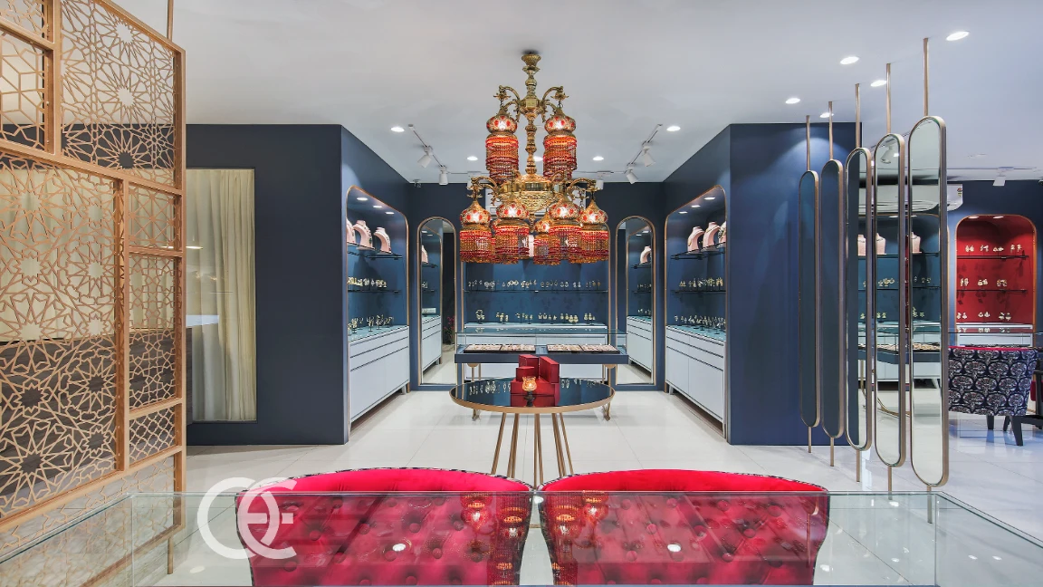 Boutique de Bijoux Luxe Classique Disposition 2