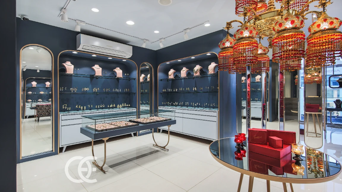 Boutique de Bijoux Luxe Classique Disposition 9