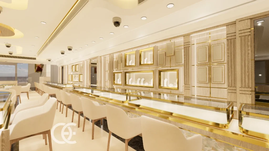 Takı Butiği Modern Yüzük Düzeni 4