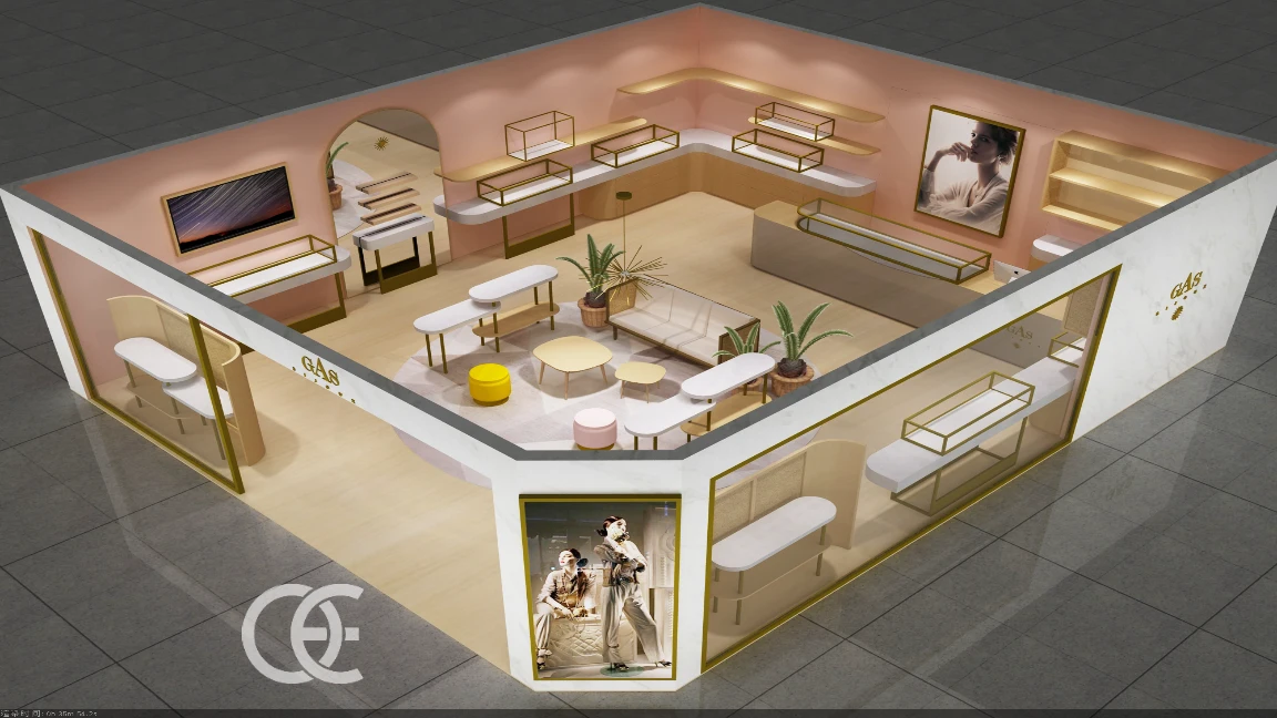 Collier de bijouterie moderne pour boutique de bijoux 3