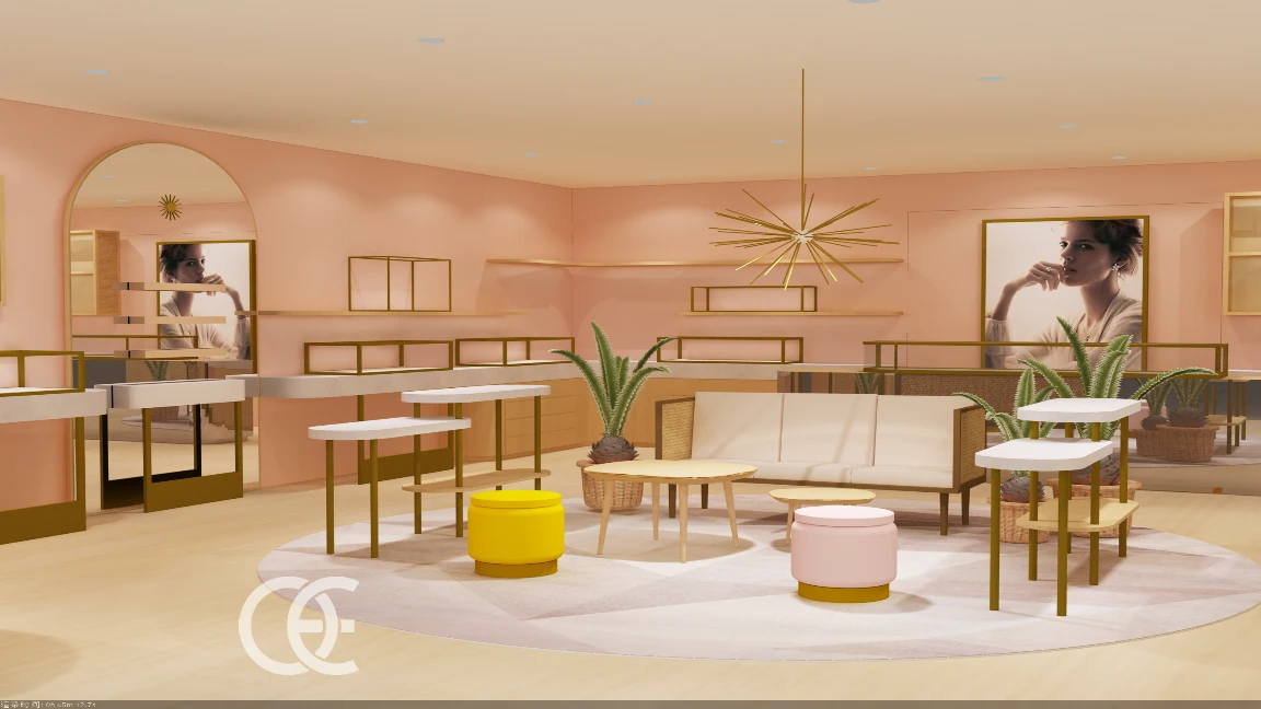 Collier de bijouterie moderne pour boutique de bijoux 5