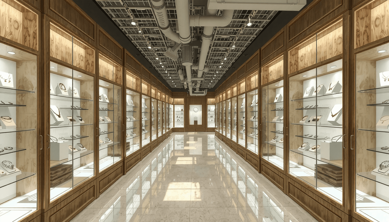 jewelry store floor plan