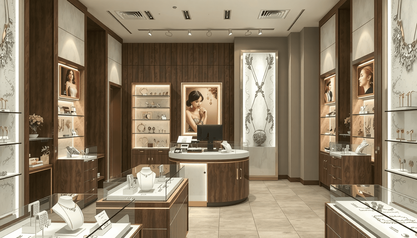 jewelry store floor plan