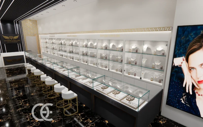 Destaque da Loja de Joias Layout Iluminado 6