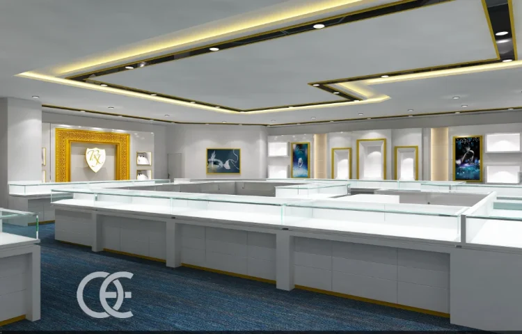 Conception personnalisée de pierres précieuses pour boutique de bijoux