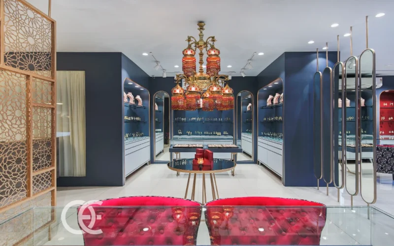 Boutique de Joyería Lujo Diseño Clásico 2