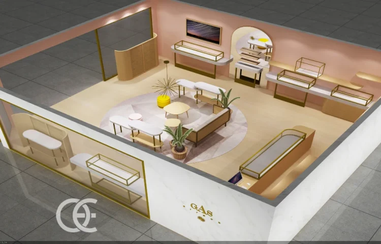 Collier de bijouterie moderne