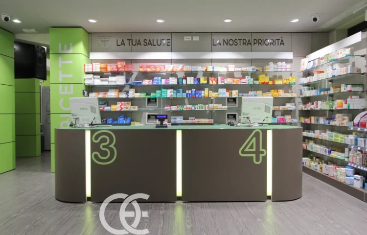 Conception de logo pour magasin médical Mobilier de boutique 7