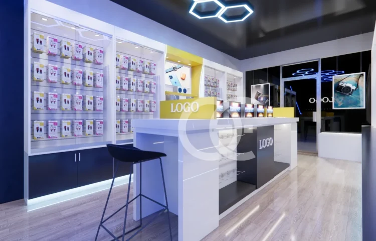 Modern Glass Counter for Cell Phone Display Design 9 (1)