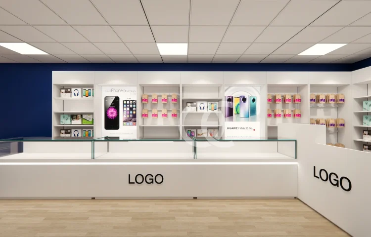 Premium Smartphone Store Showroom Design