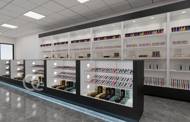 Présentoir pour boutique de vapotage, supports pour boutique de tabac, présentoirs pour dispensaire (14)